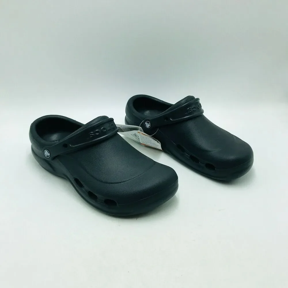 Crocs at Work Specialist Vent Clog Men's 10 Women's 12 Solid Black